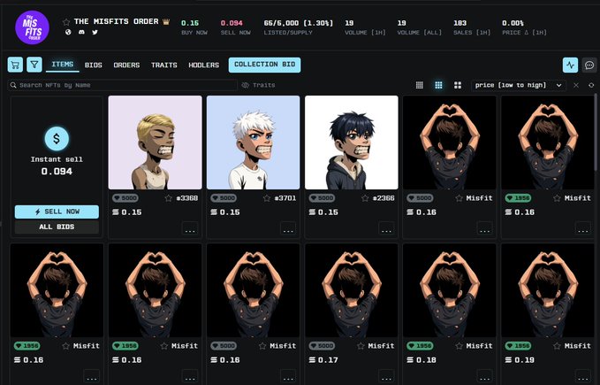 The image shows several cartoon characters displayed on a computer screen, along with text that provides information about the characters and their collection. The main focus of the post appears to be related to virtual tokens or cryptocurrencies as indicated by the use of terms such as "NFT" and "solana". This may involve collecting these digital artworks in exchange for real NFTs.