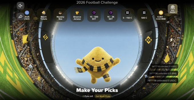 The image features an advertisement for a football challenge called "Make Your Pics". The poster displays a cartoon character wearing a scarf with the text "Make your own picture" written below it. The poster also includes a list of items that can be used in the challenge, such as a soccer ball and a jersey. The background of the poster shows a stadium filled with people watching a football game.