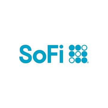 The SoFi logo. The company's crypto transaction revenue grew 10% quarter over quarter to $134.3M in Q2, but high transaction costs left just $1.2M in net revenue.