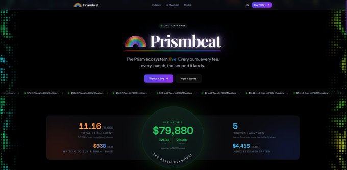 The image showcases a screenshot of a website called PRISM that specializes in token offerings. The title text displays "PRISM - PRIXBEAT", indicating that this platform allows users to invest in token offerings as part of their financial portfolio. Below the title, there is some additional information explaining what token offerings are and how they differ from traditional investments or assets such as real estate or stocks. The image focuses on the website's purpose and offers a clear explanation for those interested in investing using PRISM.