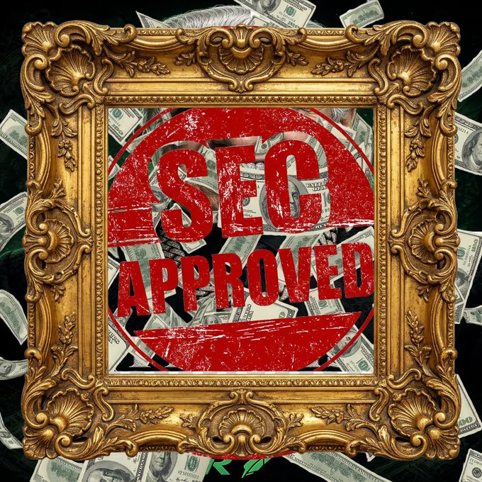 A graphic showing an ornate gold picture frame filled with hundred dollar bills, overlaid with a large red stamp that reads 'SEG APPROVED.'
