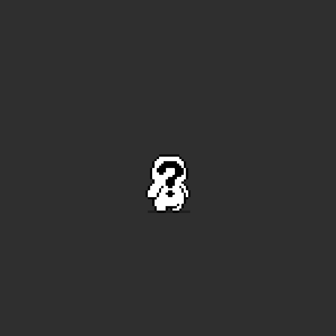 The image features a small white character, possibly an AI or a robot, standing alone against a black background. The character appears to be facing towards the right side of the frame. Below the image, there's text that reads "Mint on @opensea Coming very soon Freemint for GTD spots Drop your evm wallet address". This text seems to be related to the main image and might provide some context or instructions about the character or its purpose in the game.