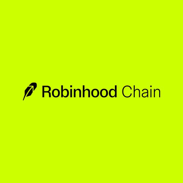 The image shows the logo and name "Robinhood Chain" on a bright yellow background, directly illustrating the subject of the accompanying article discussing its potential impact on Ethereum. This visual representation of "Robinhood Chain" is central to the insight provided.