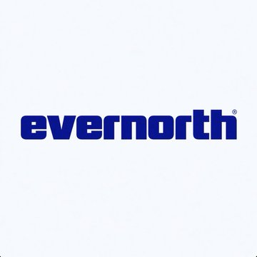 The image displays the blue "evernorth" wordmark logo, which relates to the post about Evernorth—the XRP treasury firm that secured a $30 million convertible-note commitment through South Korea's NH Investment & Securities, contingent on its SPAC merger closing, with proceeds intended for general corporate purposes involving XRP.