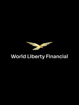 The image displays the "World Liberty Financial" logo featuring a gold eagle emblem against a black background, representing the company at the center of Justin Sun's legal dispute over alleged backdoor functions in its USD1 stablecoin.