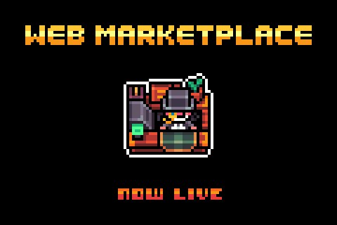 The image features a poster with a cartoon character, likely from a video game or streaming platform like YouTube. The character appears to be wearing a hat and holding a microphone, suggesting that they might be involved in some form of entertainment or content creation. The text on the poster reads "Web Marketplace Now Live", indicating that the image is related to an ongoing event or promotion. The post also mentions that everyone is like web3 gaming is dead, which could be a reference to the current state of the gaming industry or a humorous statement about the popularity of streaming platforms and video games in general.