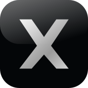 The image shows the X (formerly Twitter) logo, a sleek black rounded-square icon with a white "X" in the center. It relates to the post as a visual cue for the platform where creators are encouraged to share their crypto content and potentially earn through Xora Finance's content bounty program.