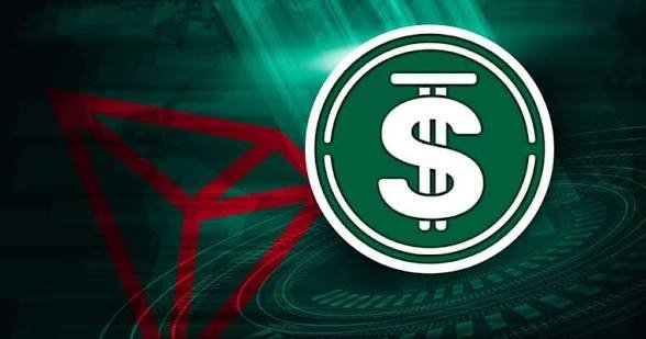 A digital graphic featuring a dollar sign within a green coin surrounded by circular text, with a red Ethereum logo in the background on a teal backdrop.