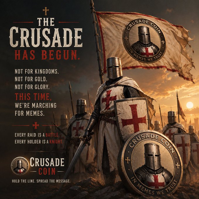 "The Crusade has begun."
