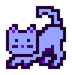 The image features a small cat character, specifically a blue cartoon kitten, with its tail curled up at the end. The image has been edited or altered from its original state, and the caption below provides some context about the source of this image, stating that "MoonCat #17239: 0x00b35c2189 adopted for 0.14 WETH $243.78 Transaction Hash: 0x0c9b875763083fcda959efeb3861514998beb2a5ecd6aa3ba443a584288511dc".
