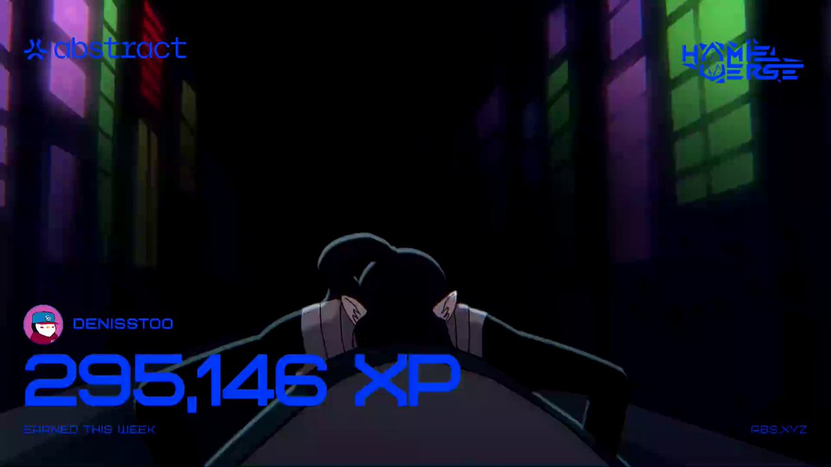 The image features an advertisement for a game called "Happy XP Day". The poster displays a character with arms spread wide, holding up a sign that says "Happy XP" along with some numbers and text. The background of the poster shows a dark room filled with colorful neon lights. The main focus is on the character in the center of the image, who appears to be the main attraction for the game.