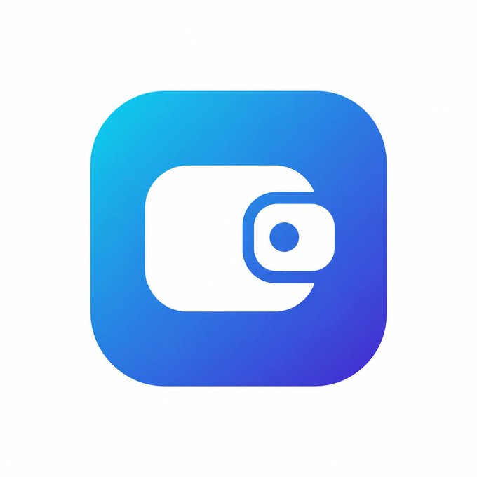 The image features a blue gradient app icon with a stylized white "C" and camera-like design, representing the Gram Wallet app, which is set to launch within Telegram in less than 100 hours according to Pavel Durov's announcement.