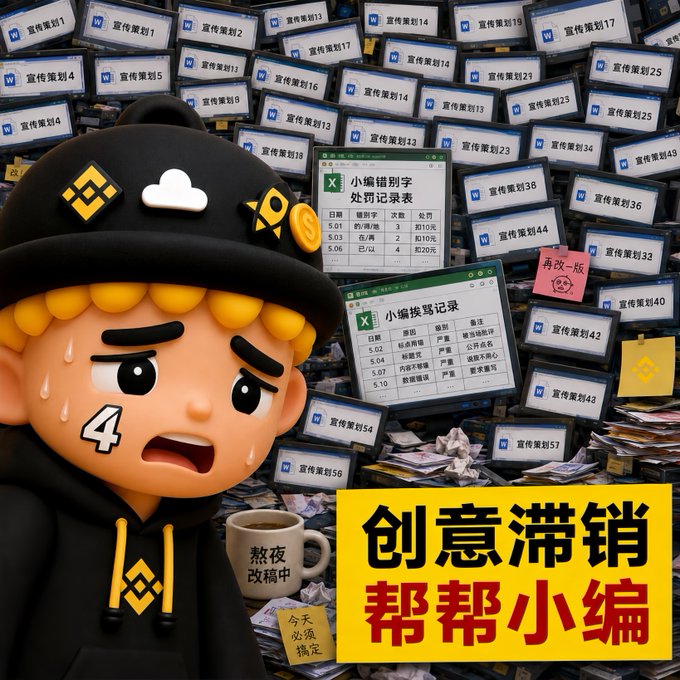 The image features a cartoon boy wearing a black hat, with his face drawn on it. The boy appears to be crying or looking sad. In front of him, there are numerous stacks of paper, possibly representing financial documents. The text "4" is also visible in the image. This suggests that the post might be related to finance or business topics, given the presence of the cartoon character and the stacks of papers.