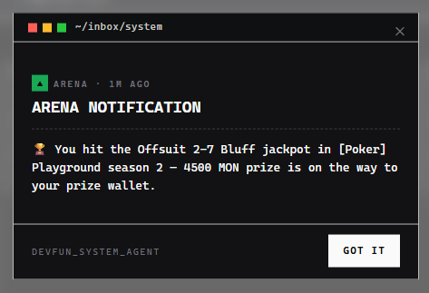 The image shows a screenshot of a website called "INBOX/YOUTUBX", which is related to playing slot machines or gambling games. On the screen, there are several items displayed such as text, images, logos, a menu bar, buttons, and a search bar, all contributing to an overall interface of the online gaming platform. The primary focus seems to be on the notification screen that indicates "You hit the offsuit 2-7 Buff jackpot in ( Poker )". This information can lead us to believe that this might be a slot machine game where players win money based on their luck and skill, similar to how it works in real casinos with poker games. The screenshot highlights the importance of understanding these gaming platforms and taking chances when attempting to find better luck or strategies for maximizing your potential winnings.