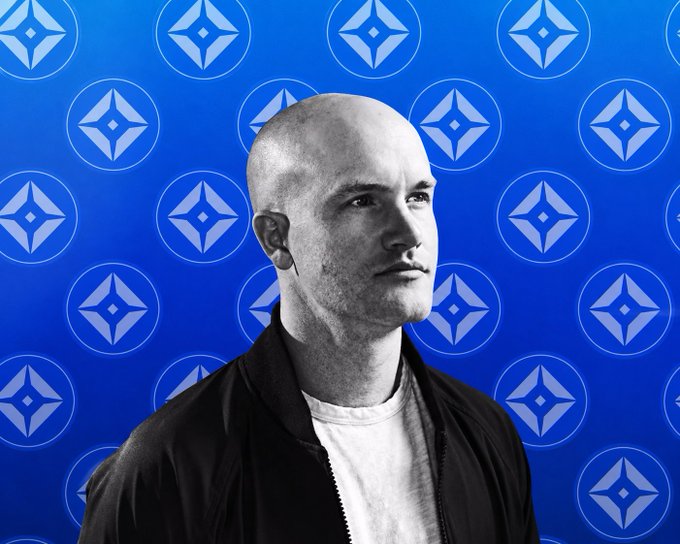 A bald man in a black jacket stands against a blue background patterned with Ethereum (ETH) logos, visually reinforcing his role as a crypto figure and his connection to the $BALD meme coin story from his early days in crypto Twitter.