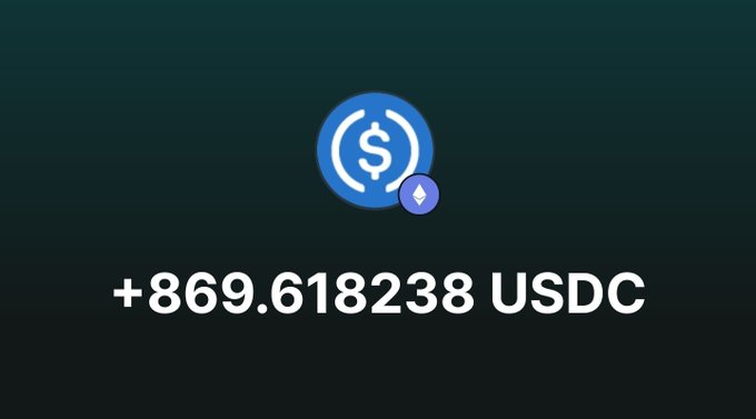 The image features a close-up of a blue and white dollar sign with a purple value underneath it that says "869.96.6783". The surrounding area suggests this may be an advertisement or promotional material for some type of cryptocurrency, as well as discussing its potential for financial gain.
