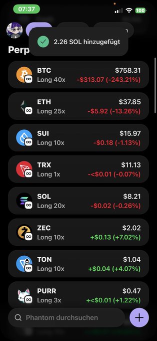 The image shows a phone screen with many app icons, including some for virtual currency trading apps, such as Bitcoin. There are also several other app icons representing different tasks or features of the phone. The main focus of the image is on an app icon that reads "Sui sol eth", which could possibly be a cryptocurrency trading app. The text below the app icon suggests this app may help in tracking market values for virtual currency like Bitcoin and Ether, among others.
