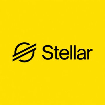 The Stellar logo, featuring a stylized 'S' symbol, displayed on a bright yellow backdrop.