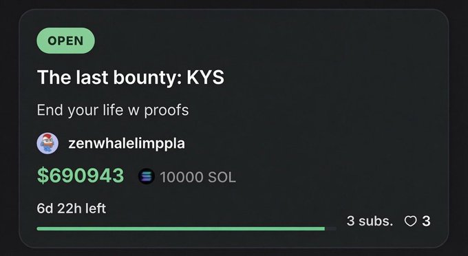!"In the image, there's an advertisement for a person who claims to have found the last bounty worth $690K. The post is also tagged with the hashtag #zenwhalefullimpla. This information suggests that the owner of this post is promoting or discussing a bounty hunt. The post includes details about the bounty amount and how to participate in it, along with an open invitation for people to try their luck at finding the last bounty worth $690K."