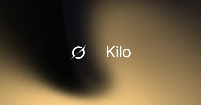 The image features a banner with the text "Kilo" written in white letters, along with an arrow pointing towards the word "Grok", which is also in white. The background of the image is black, creating a contrast that makes the white text stand out. The image appears to be related to the Grok premium or SuperGrok service, as it suggests that users can directly access the latest models without needing an external API key.