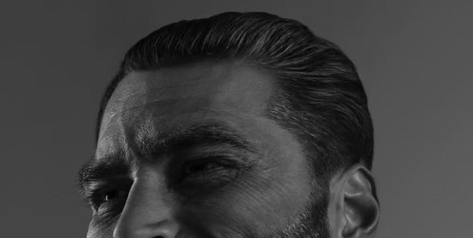 The image shows a close-up of a man's face, with his eyes open wide as if he has just made an interesting observation or discovery. His facial expression suggests that he might be excited about something he has found out. The photo is in black and white, which adds to the overall moody atmosphere of the image. The post caption reads "stETH holder", indicating that this could possibly be a reference to a recent scientific study or discovery related to stem cells.
