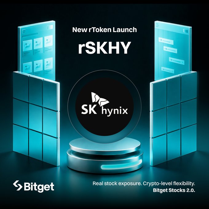 Bitget announces the launch of its new rToken "rSKHY," providing real stock exposure to SK Hynix with crypto-level flexibility as part of Bitget Stocks 2.0, with zero trading fees available until July 17, 2026.