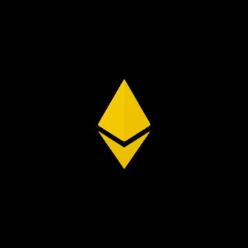 The Ethereum ($ETH) logo displayed in gold against a black background, visually representing the cryptocurrency mentioned in the post about BitMine's expanding ETH holdings now totaling 5.96 million coins valued at $15 billion.