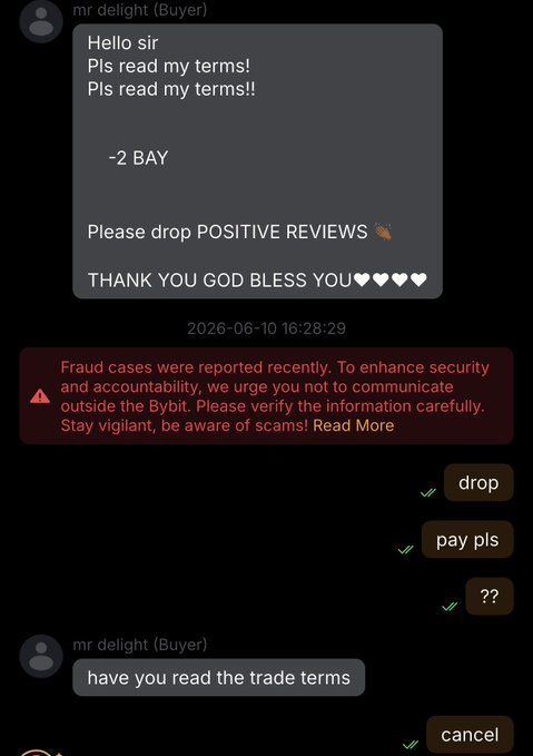 ~~The post by BitCoin has two terms written about, one of which is - 2 bay, and another is about payment options. The focus of this message seems to be related to trade policies.~~