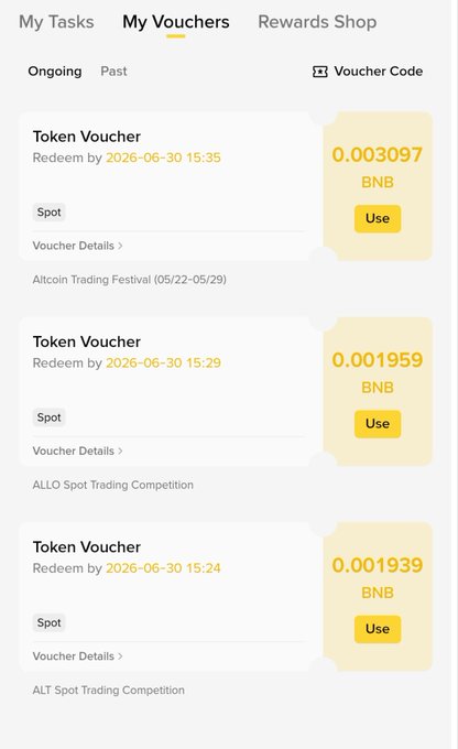 The image shows a screenshot of a mobile device displaying information about a Bitcoin trading account, including three different sections that provide detailed information about Bitcoin rewards, tokens, and token fees for the user's rewards shop.