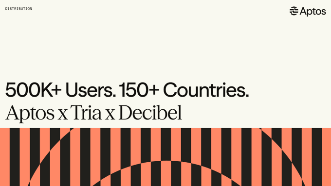 In the image, there's an advertisement for a new payment system called '@useTria'. The text on the image reads "Half a million users just got access to a faster financial system." This seems to be related to the app that can help people with their finances and make transactions easier. The post suggests that this app is used across 150+ countries, which means it provides financial services in multiple international locations. Users can trade, earn yield, and spend using a single Visa card from the app. It's an innovative solution for those who want to manage their finances more conveniently and efficiently while traveling or working with different payment systems around the world.