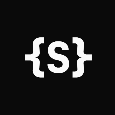 The image displays a white "{S}" logo on a black background. It appears to be a logo or branding graphic related to the "$CASH" ZRC20 airdrop mentioned in the post, with the curly braces possibly symbolizing a code or developer-focused theme associated with the airdrop event where over 200 wallets participated.