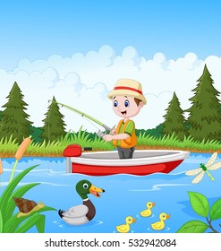 The image features a cartoon boy wearing a hat, sitting inside a boat on a river surrounded by various animals such as ducks swimming nearby. The scene also includes trees and plants around the area where the boy is fishing. The caption of the image reads "Good Night X Fam Most crypto projects chase attention first and community later - and that’s usually why the momentum disappears so fast". This message suggests a comparison between the popularity of certain projects in the crypto world, which may initially gain attention but lose momentum over time due to their focus on attracting users rather than building a sustainable and thriving community.