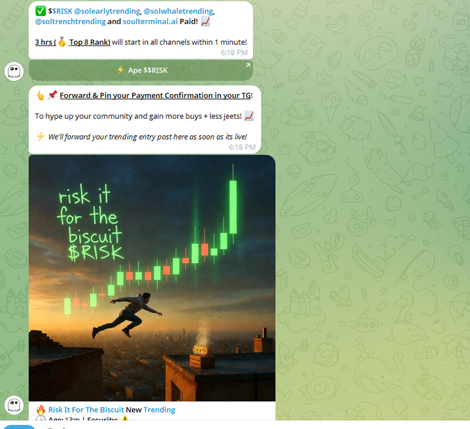 The image features a conversation or message screen showing someone jumping off of a cliff, with their body suspended in mid-air as they take flight towards the top right corner. The focus of this image appears to be the person's daring jump, rather than the content of the chat message itself.