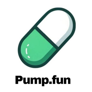 The image displays the Pump.fun logo, featuring a green and white pill capsule design above the text "Pump.fun." It visually represents the platform referenced in the news about Pumpdotfun's significant $5.83 million (47,944 SOL) transaction in the Solana ecosystem.