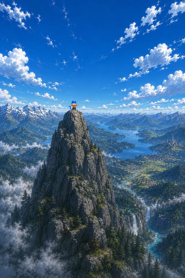 The image shows a person standing at the top of a mountain with a view of a valley below. The caption suggests that the person wishes they had done more of something, possibly related to their experience or actions during their time on the mountain. This could be interpreted as an expression of longing for a specific activity or accomplishment while being in a picturesque location like this one.