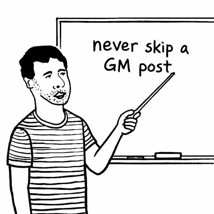 "Goodmorning everyone Can I get a G M? Conviction is staying focused when everyone else is distracted. Still bullish on infrastructure. Still watching some builders. Still supporting @NomismaNetwork and @wallchain".