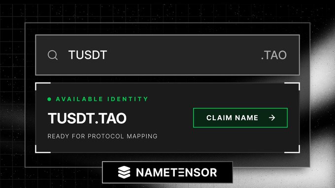 The image shows a banner with text about a cryptocurrency called TUSDT (thereum token) and its features. The banner also includes a claim name button that says "Claim Name" and a claim name button that says "@HYPE". The image is related to the post because it contains information about TUSDT, which is a type of cryptocurrency.