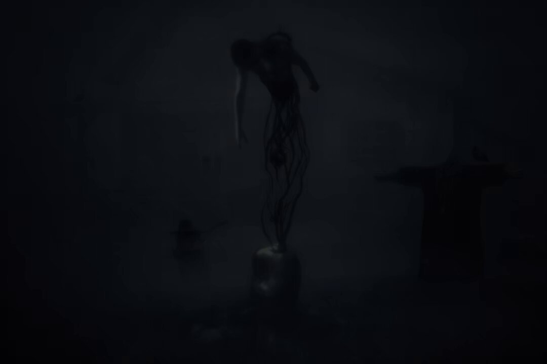 The image features a dark, foggy scene with two people standing next to each other. One person has their arms crossed over their chest while the other person appears to be holding an object or walking away from them. The background of the image is shrouded in darkness and obscured by fog, creating an eerie atmosphere. The post that accompanies this image reads: "GM SOULS BOND - 0.1 $ETH Available via @manifoldxyz Link pinned". This suggests that there might be a connection between the two people or objects depicted in the image, possibly related to a shared interest or experience.