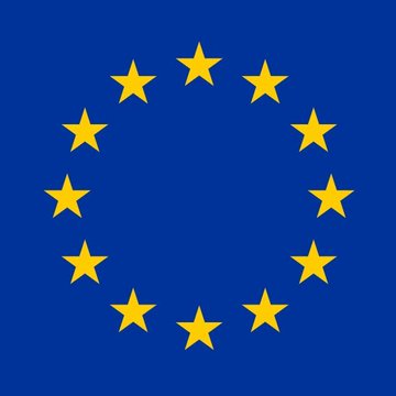 The image shows the European Union flag featuring a circle of twelve yellow stars on a blue background. It visually represents the EU in the context of news regarding regulators questioning Binance's continued operations in Europe despite a directive to cease them.