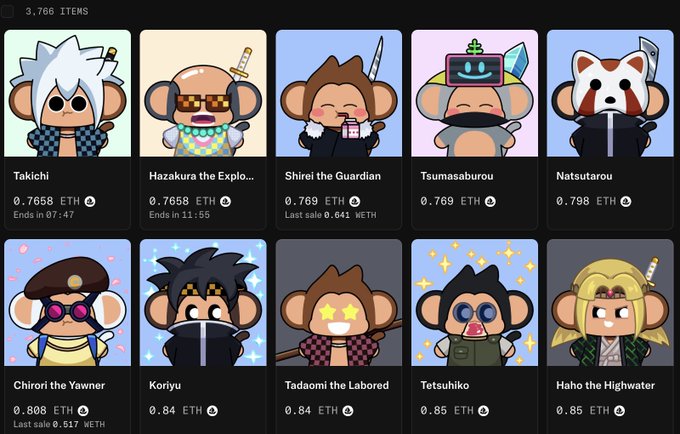 The image features a grid of nine different cartoon characters, each with their own unique appearance and style. The characters are arranged in a neat row, showcasing various colors and designs that make them stand out from one another. The text "One of the cleanest floors we've seen in a long time!" is written above the characters, emphasizing the cleanliness and orderliness of the scene. This image seems to be related to an online marketplace or social media post about collectible cartoon characters, possibly discussing their value or popularity among collectors.