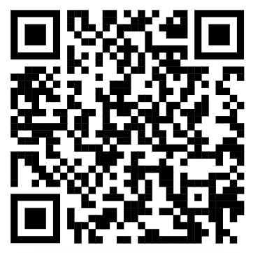 A black and white QR code image.