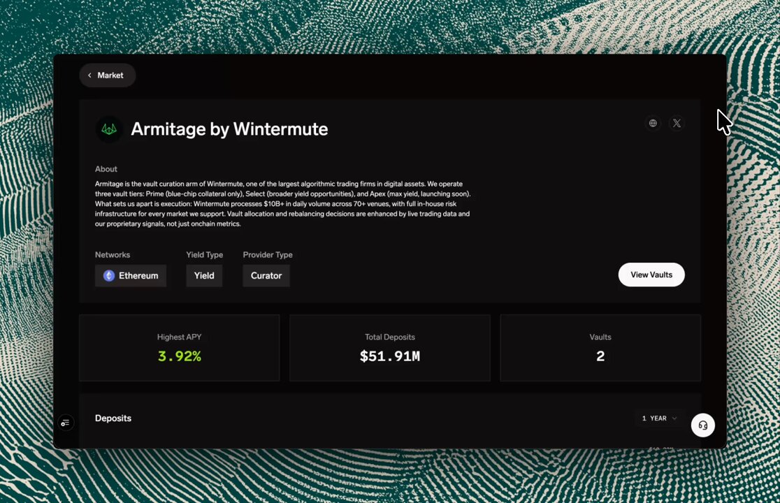 The image features a screenshot of a page from a computer screen with an overlay of a patterned blue and white design that appears to be a part of a website or social media platform called Superform. The main focus of this post, which is also displayed on the webpage, is about assets, their usage, and how they relate to the Armitage by @wintermute account.