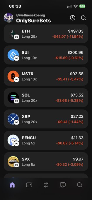 The image shows a screenshot of a mobile phone with multiple cryptocurrency-related app icons displayed, including ETP (Ethereum), SPK (S&P K Cryptocurrency), XRP (XRP Coin), and others. The phone screen displays various options related to cryptocurrency trading strategies or news updates about different cryptocurrencies. In the bottom right corner of the image, a caption is written that seems to discuss how to use one of these apps on the phone or how to gain some benefit from it, such as making money by investing in eth, xrp, or other cryptocurrencies.