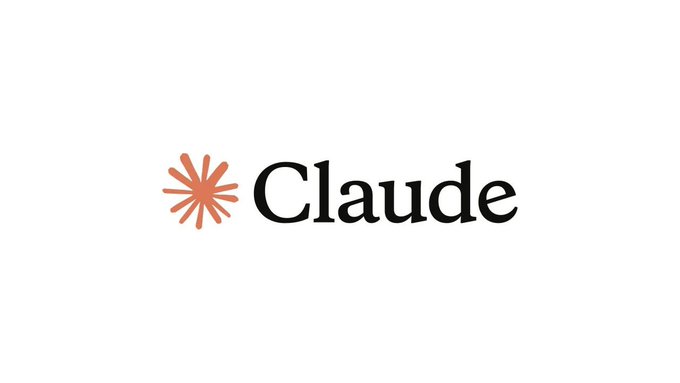 The image features a logo for an online store called "Claude", which sells antiques, collectibles, and memorabilia. The logo consists of a white background with a red flower design at its center. The text "Claude" is written in black letters below the flower design. The post also mentions that the website will be launching soon, indicating that customers can expect to see the store's offerings shortly after the launch.