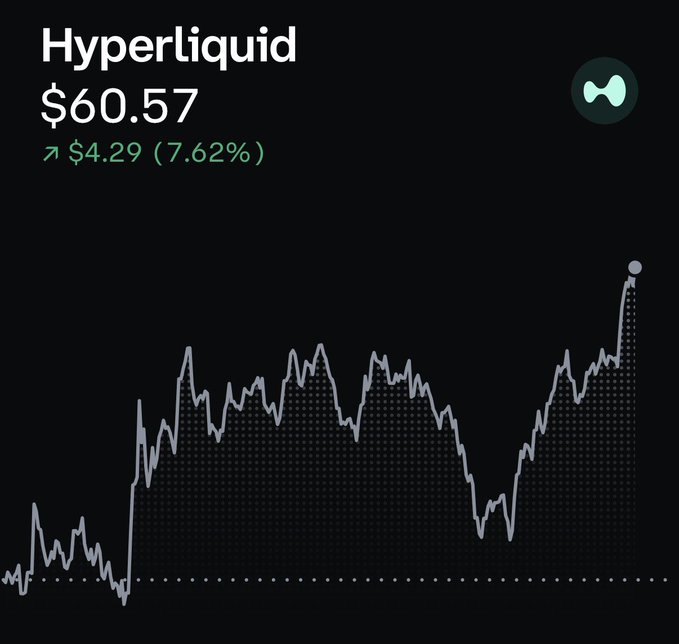 In the image, there's a black screen displaying a graph of the price of Hyper Liquid falling over time with an upward trend. The title of the video game suggests that it could be related to cryptocurrency trading, as suggested by the caption above the image. The numbers in the image show the value of Bitcoin going down while the price for other cryptocurrencies like Ether and Ripple is up.