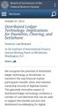 Blurry thumbnail showing a court document titled 'Distributed Ledger Technologies for Payments, Clearing, and Settlement' with a presenter labeled 'Donald D. Clark' discussing the Federal Reserve Board technical report.