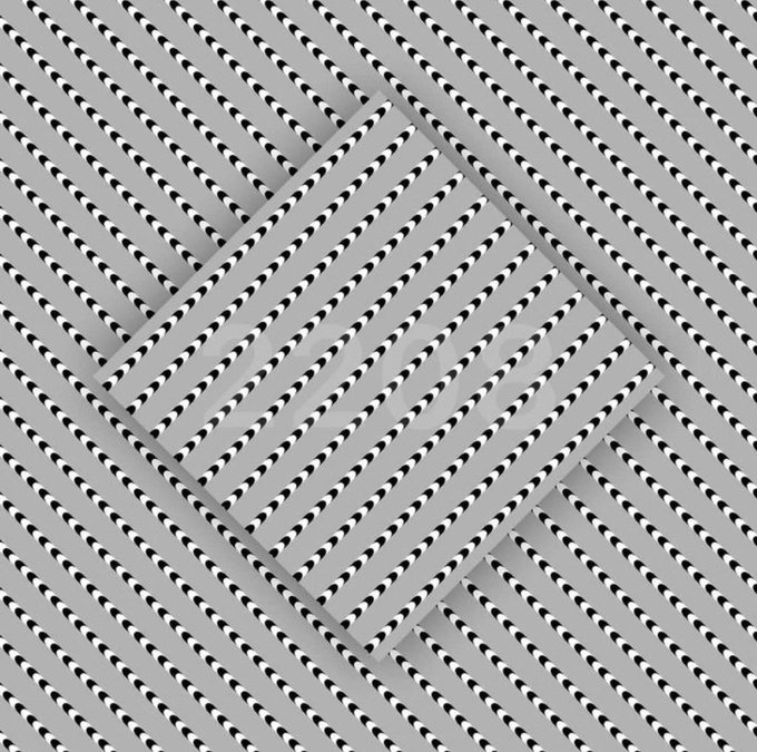 A black and gray geometric pattern featuring repeating diagonal lines and diamond shapes with a textured, layered design.
