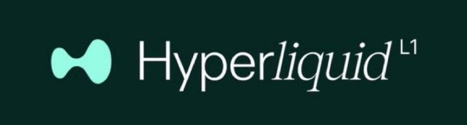 The image displays the Hyperliquid L1 logo, featuring a teal hourglass-like symbol alongside the brand name "Hyperliquid" with an "L1" superscript on a dark green background. This visual directly relates to the post "Why Hyperliquid?" by serving as the project's branded identity, introducing readers to the Hyperliquid Layer 1 blockchain platform.