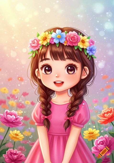 The image features a girl with long brown hair wearing a pink dress, standing in front of flowers. The background consists of various colorful flowers, creating a vibrant and lively atmosphere. The caption provided after the image reads "Focus on what is in the image and how it relates to the post @NomismaNetwork creates the momentum through participation, engagement, and network activity. Then @Wallchain helps reveal which patterns are actually contributing to meaningful growth". This suggests that the girl's appearance might be a focal point of interest or inspiration for the viewers, drawing them towards the post on social media platforms like Instagram.