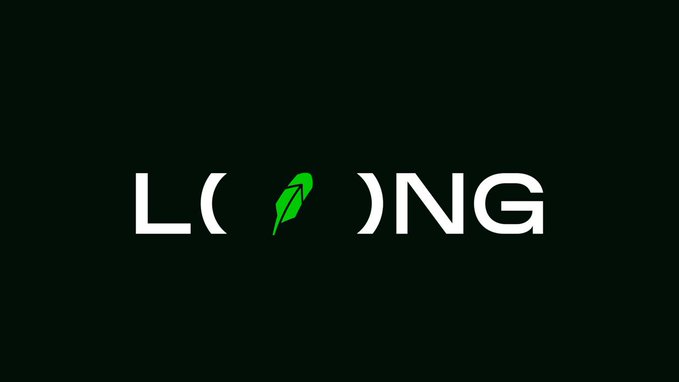 A logo with the text "LONG" in white letters against a black background, featuring a green feather replacing the letter "O," representing the @longdotxyz project mentioned in the post.
